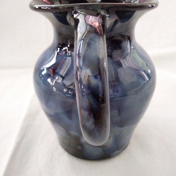 Ewenny Pottery Pitcher Wales Cobalt - Picture 5 of 6